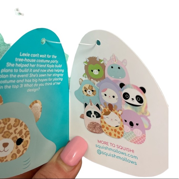 LEXIE 7.5” STINGRAY LEOPARD SQUISHMALLOW NWT - Picture 6 of 8